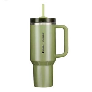 Stanley x Starbucks Fall 2024 Pearl Olive Green Tumbler